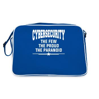 Cybersecurity The Few The Proud The Paranoid - Retro Bag - blue/white - Back