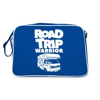 Road Trip Captain Summer Travel Adventure Lover - Retro Bag - blue/white - Back
