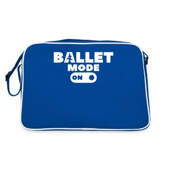 Mode Ballet sur Dancer - Sac Retro - bleu/blanc - Dos