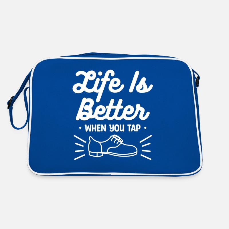 Life Is Better When You Tap Dancing Dancer Retro Tasche