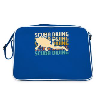 Rétro Vintage Classic Scuba Diving Scuba Diver - Sac Retro - bleu/blanc - Dos