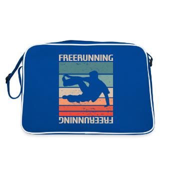 Rétro Vintage Classic Freerunning Freerunner - Sac Retro - bleu/blanc - Dos