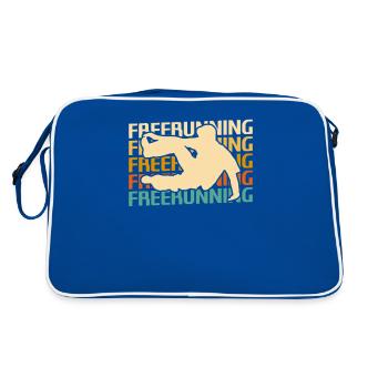 Rétro Vintage Classic Freerunning Freerunner - Sac Retro - bleu/blanc - Dos