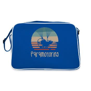 Rétro Vintage Classic Paramotoring Parapente - Sac Retro - bleu/blanc - Dos