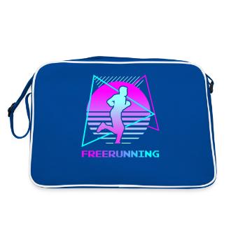 Rétro Vintage Classic Freerunning Freerunner - Sac Retro - bleu/blanc - Dos