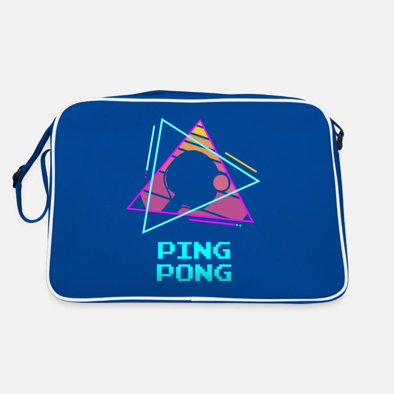 Retro Vintage Classic Ping Pong Table Tennis Retro Tasche
