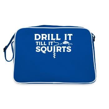 Drill It Till It Gicle pêcheur - Sac Retro - bleu/blanc - Dos