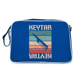 Retro Vintage Classic Keytar Player Instrument - Sac Retro - bleu/blanc - Dos