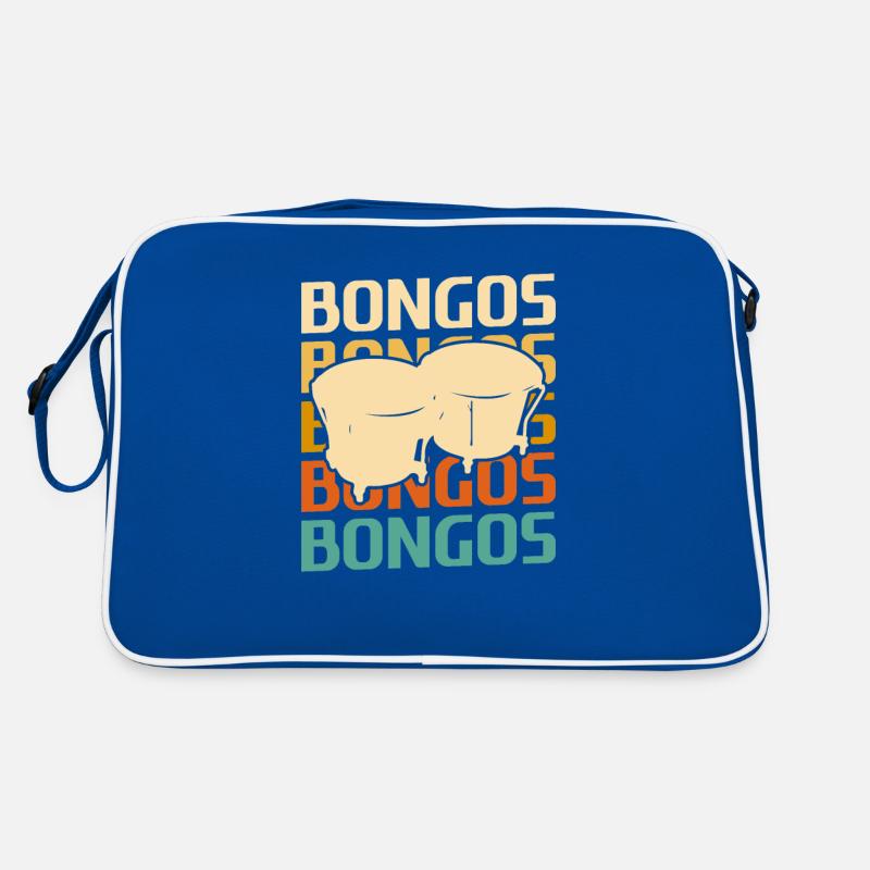 Retro Vintage Classic Bongos Player Instrument Retro Tasche