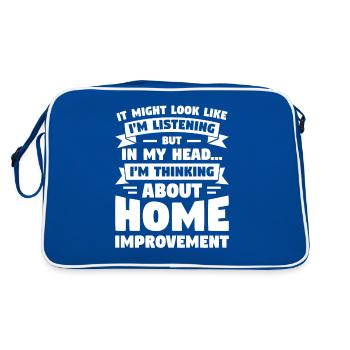 On dirait peut-être que j’écoute Home Improvement - Sac Retro - bleu/blanc - Dos