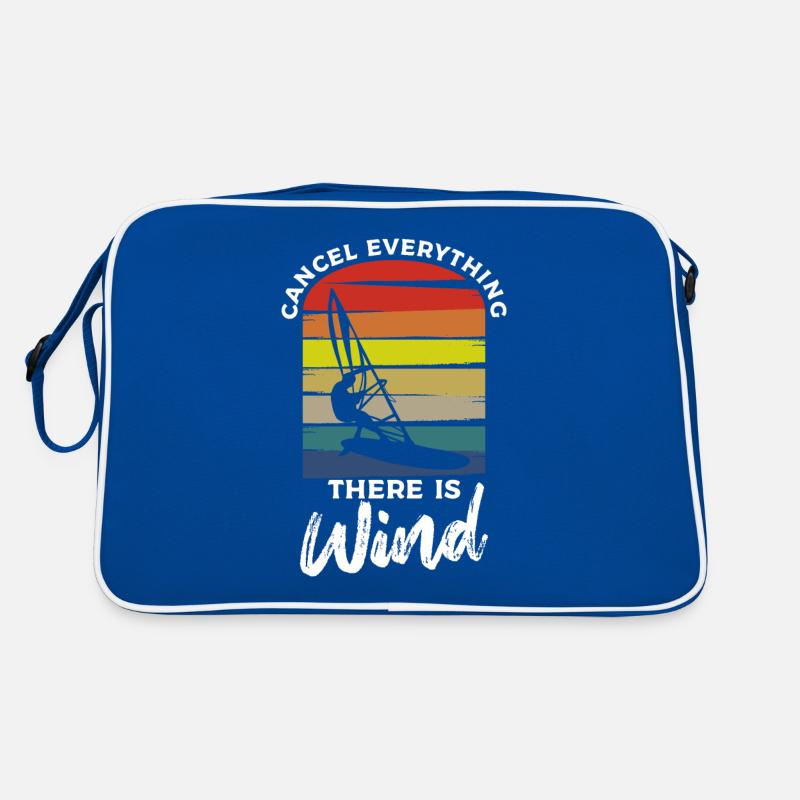 Cancel Everything There Is Wind Windsurfing Windsu Retro Tasche