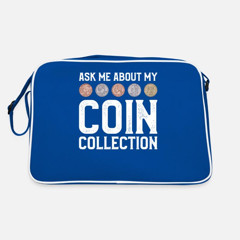Posez-moi des questions sur ma collection de pièces de collection Numismat Sac Retro