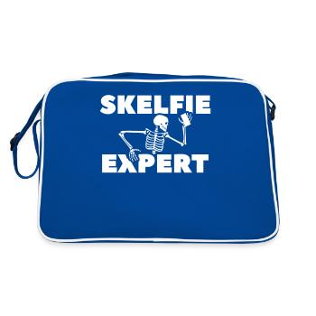 Skelfie Expert Radiologie Radiologue Rad Tech - Sac Retro - bleu/blanc - Dos