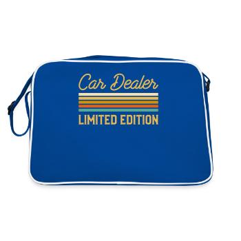 Concessionnaire de voitures rétro Vendeur d’automobiles en édition limitée - Sac Retro - bleu/blanc - Dos
