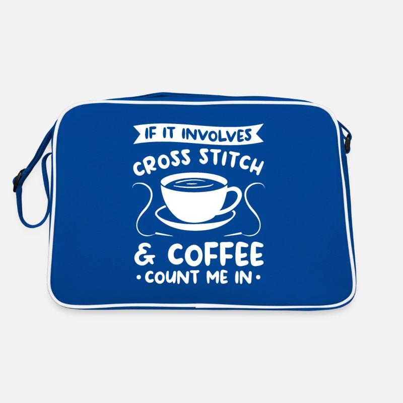 S’il s’agit de point de croix et de café, comptez-moi en C Sac Retro