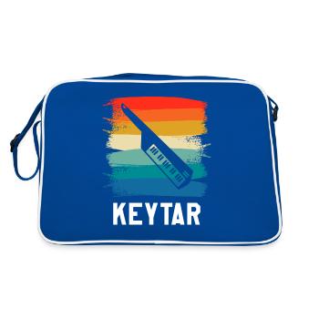 Retro Vintage Classic Keytar Player Instrument - Sac Retro - bleu/blanc - Dos