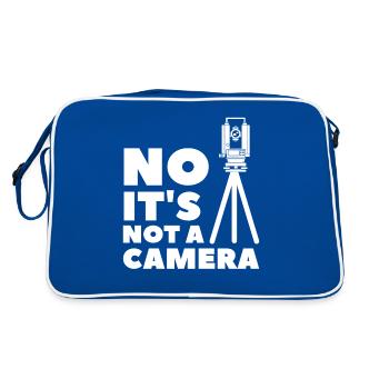 Non, ce n’est pas une caméra Arpenteur-géomètre - Sac Retro - bleu/blanc - Dos