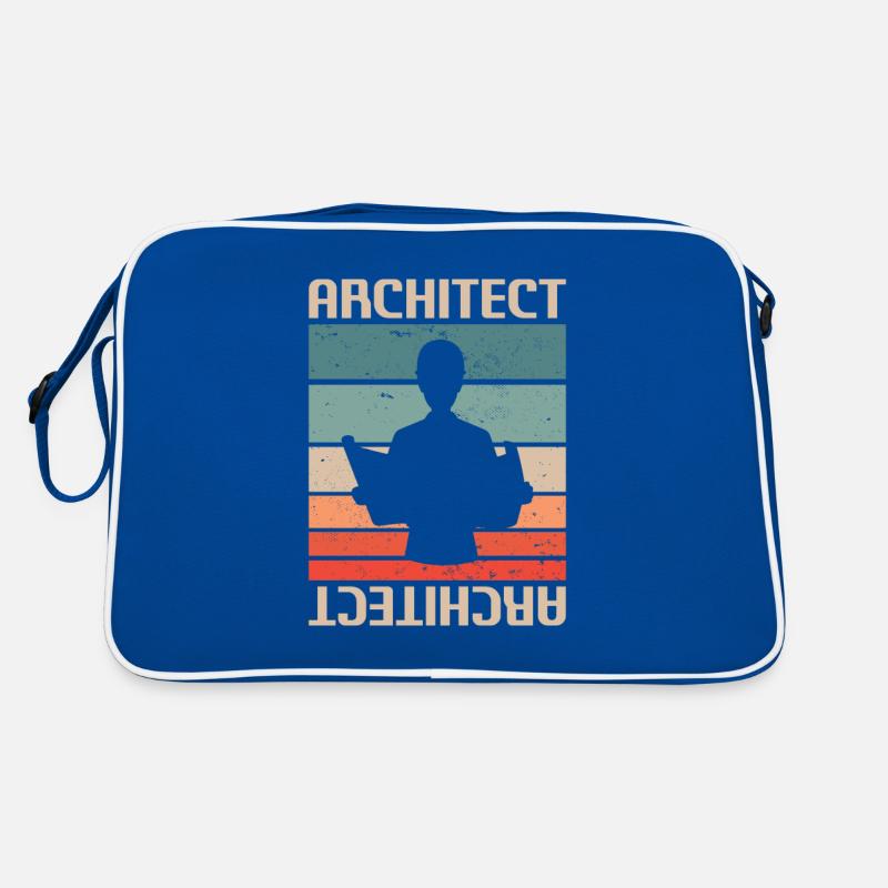 Retro Vintage Classic Architect Architecture Retro Tasche