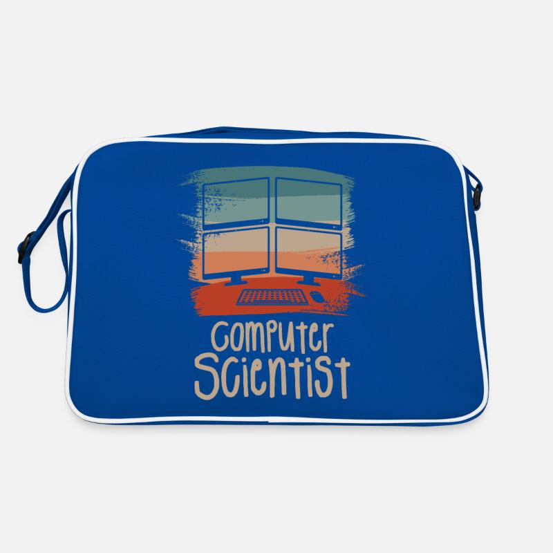 Retro Vintage Computer Scientist Information Retro Tasche