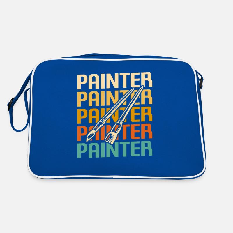 Retro Painter Paint Painting Retro Tasche
