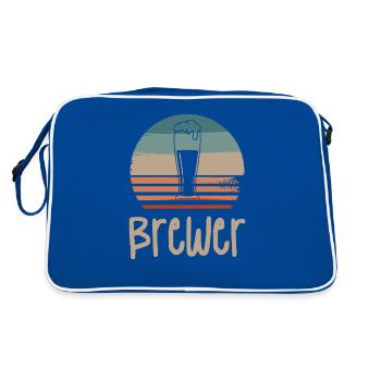 Brasserie Vintage Brasserie Rétro - Sac Retro - bleu/blanc - Dos