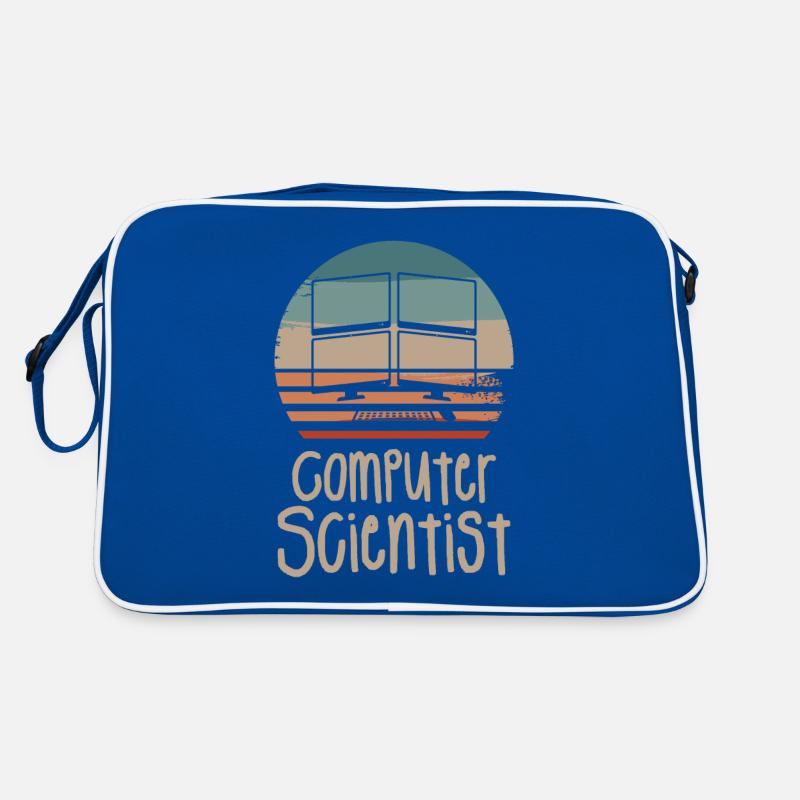 Retro Vintage Computer Scientist Information Retro Tasche