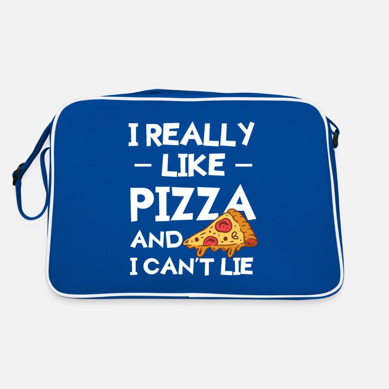 I Really Like Pizza And I Can't Lie Retro Tasche