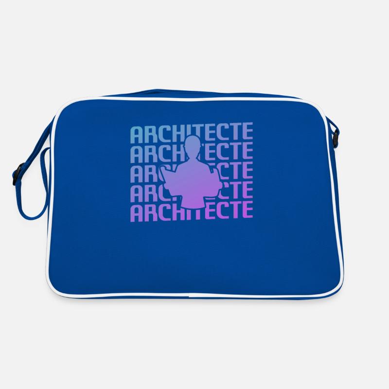 Retro Architecte Architecture Architectural Retro Tasche