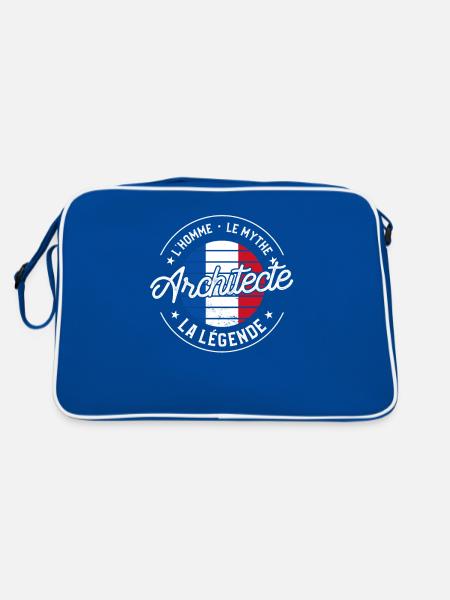 Architecte L'Homme Le Mythe La Légende - Sac Retro - bleu/blanc - Dos