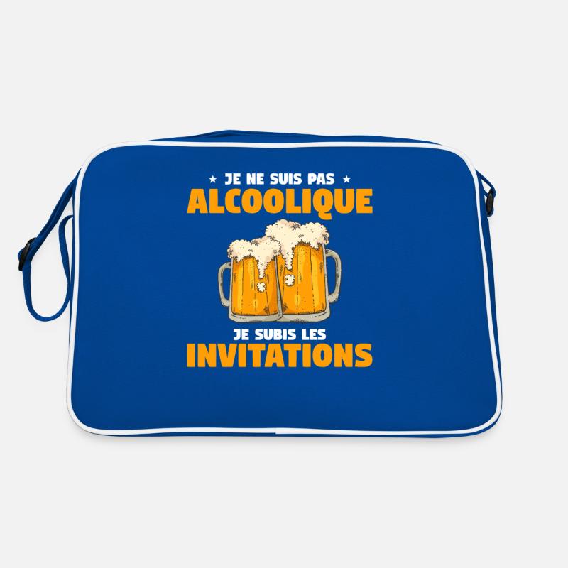 Je Ne Suis Pas Alcoolique Je Subis Les Invitations Sac Retro