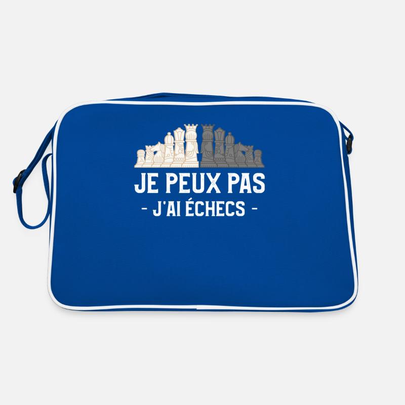 Je Peux Pas J'ai Échecs Sac Retro