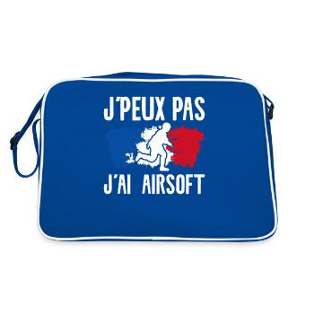 J'peux Pas J'ai Airsoft - Sac Retro - bleu/blanc - Dos