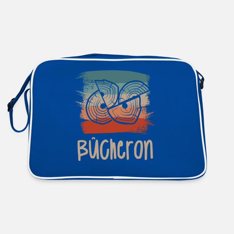 Vintage Retro Bûcheron Travail Du Bois Sac Retro