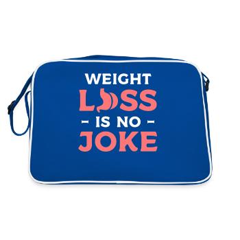La perte de poids n’est pas une blague Chirurgie gastrique bariatrique - Sac Retro - bleu/blanc - Dos