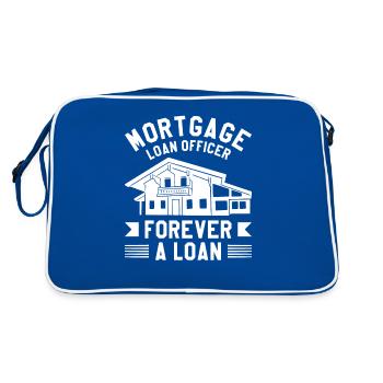 Agent de prêt hypothécaire Forever A Loan Real Estate - Sac Retro - bleu/blanc - Dos