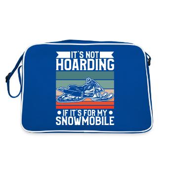 Rétro c’est maintenant accumuler si c’est pour ma motoneige - Sac Retro - bleu/blanc - Dos