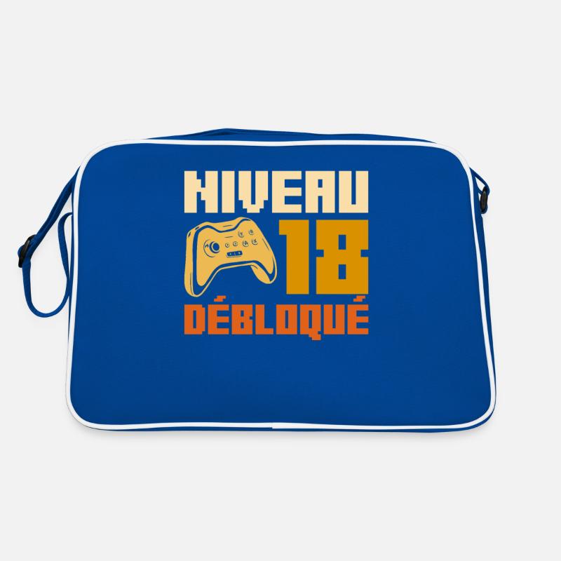 Niveau 18 Débloqué Anniversaire Sac Retro