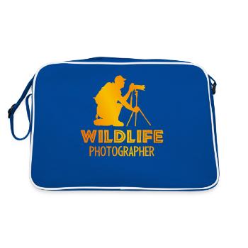 I Don't Go Anywhere Without My Bipod Coyote - Retro Bag - blue/white - Back