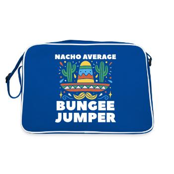 Nacho Average Bungee Jumper Saut à l’élastique - Sac Retro - bleu/blanc - Dos