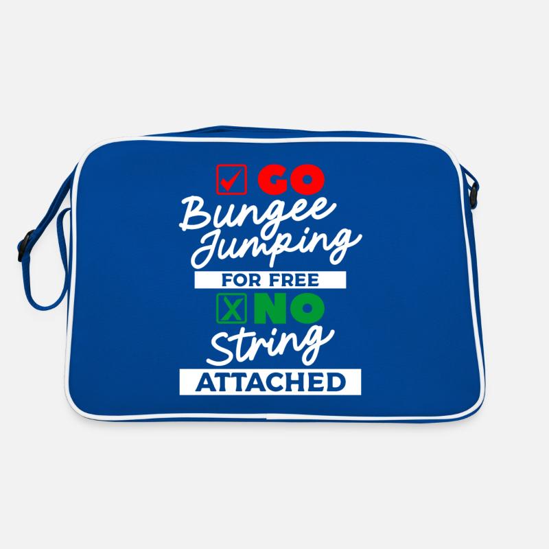 Go Bungee Jumping For Free No String Attached Retro Bag