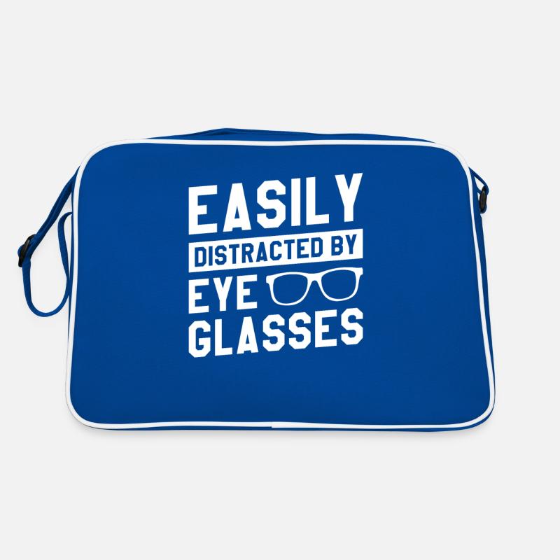 Facilement distrait par les lunettes optométriste Sac Retro