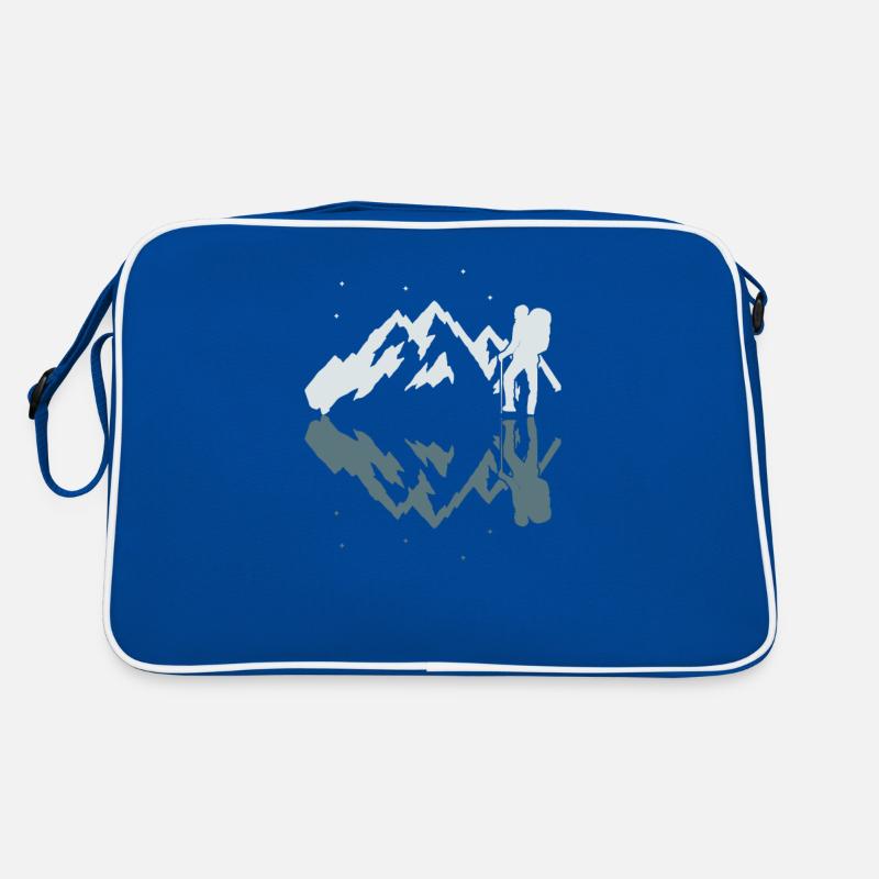 Mountains Hike at Night - Mountains Retro Bag