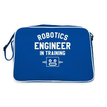 Robotics Engineer In Training Science Engineering - Retro Bag - blue/white - Back