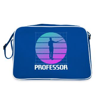 Rétro Professeur Enseignement Universitaire - Sac Retro - bleu/blanc - Dos