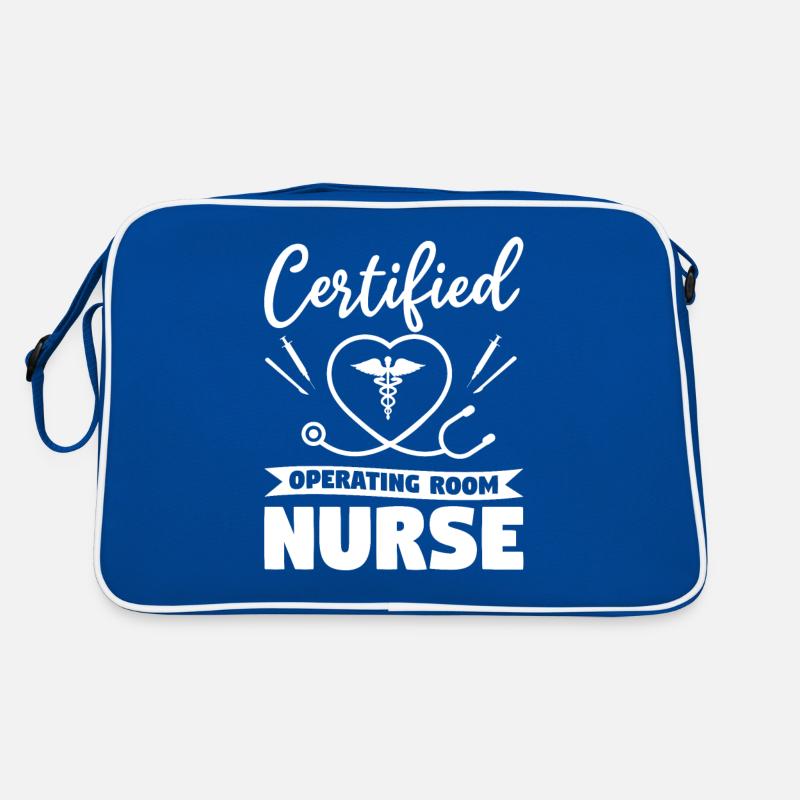 Zertifizierte OP-Krankenschwester ODER registriert Retro Tasche
