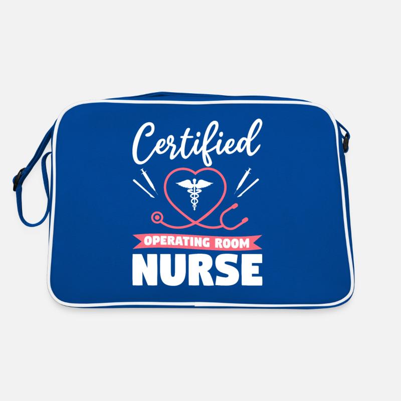 Zertifizierte OP-Krankenschwester ODER registriert Retro Tasche