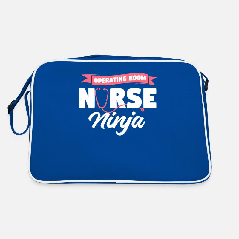OP-Krankenschwester Ninja ODER registrierte Krankenschwestern RN Retro Tasche
