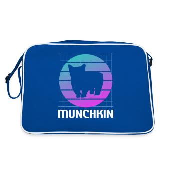 Rétro Munchkin Cat Lover - Sac Retro - bleu/blanc - Dos