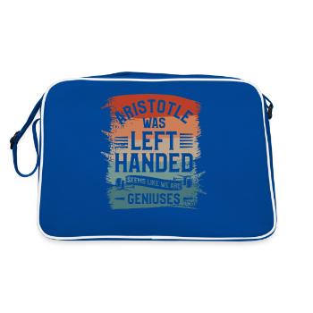 I Don't Go Anywhere Without My Bipod Coyote - Retro Bag - blue/white - Back