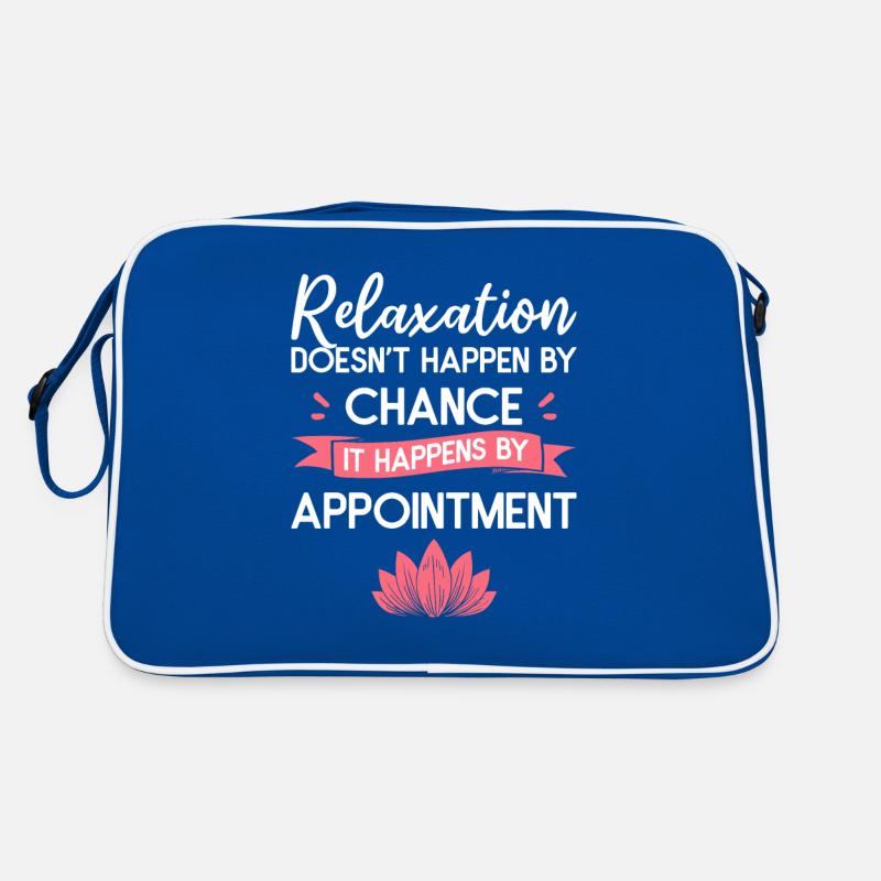 Relaxation Doesn't Happen By Chance Massage Retro Bag